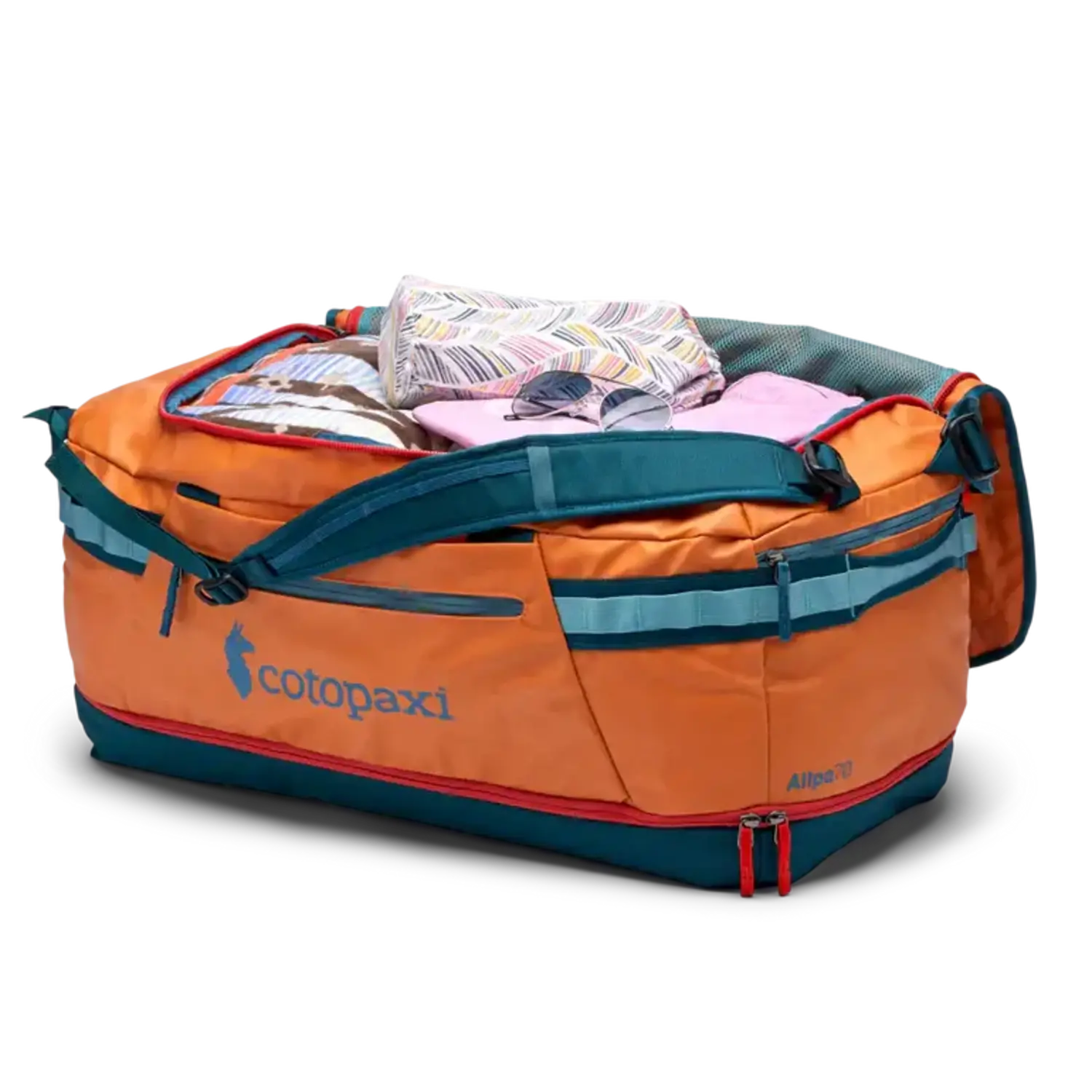 Cotopaxi Allpa 70L Duffel Bag- Tamarindo / Abyss - Just Bags