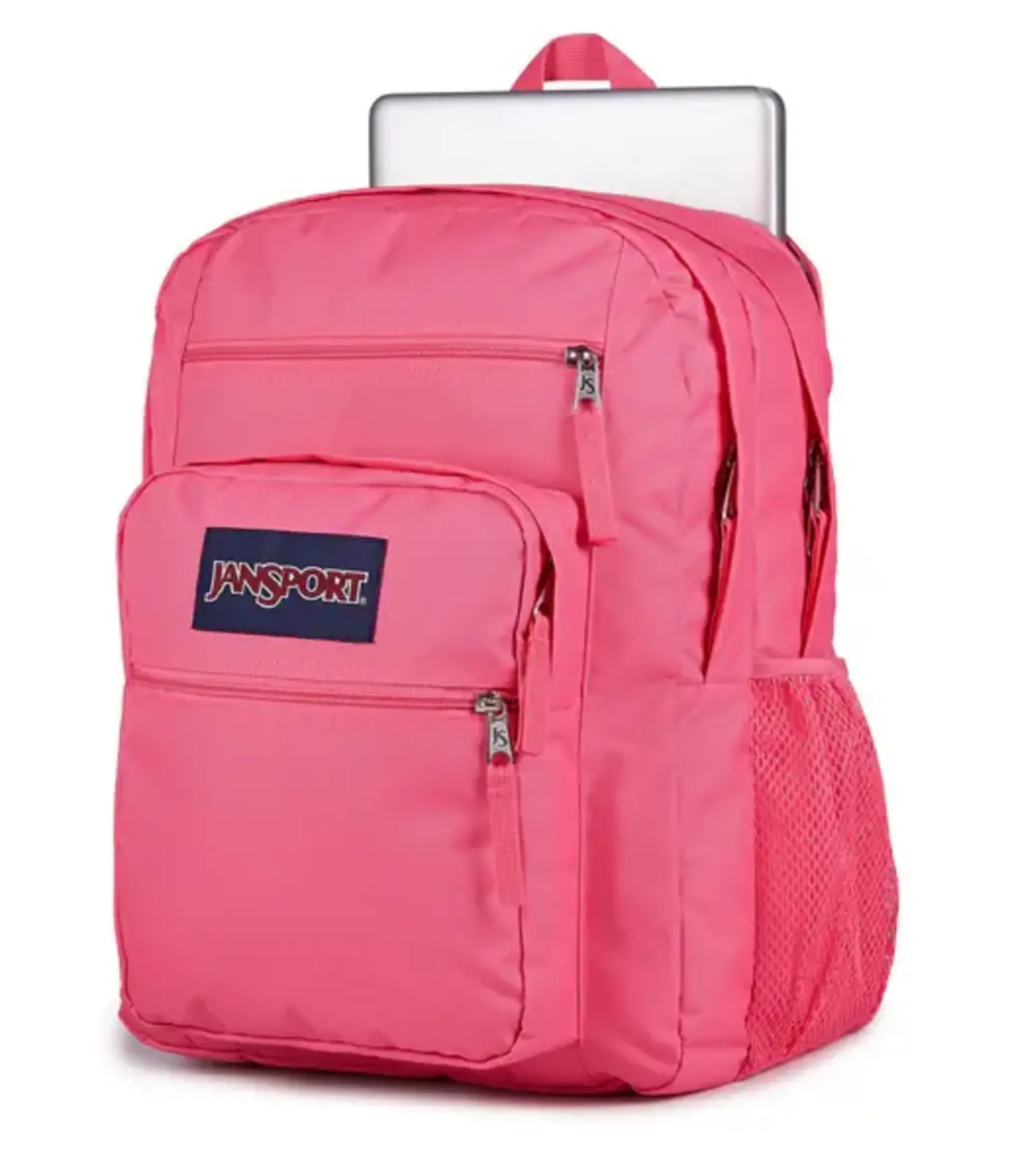 JanSport‎ Big Student Pink Hexagon Dot Polyester Backpack Large Unisex JanSport Big Student 17.5 main image 2