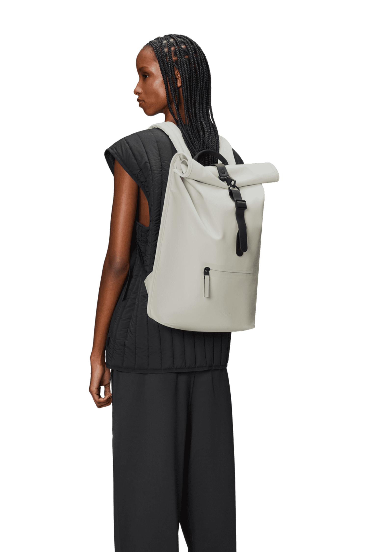 Roll Strap Rucksack Rains Rolltop Rucksack - Matrix - Just Bags Luggage Center