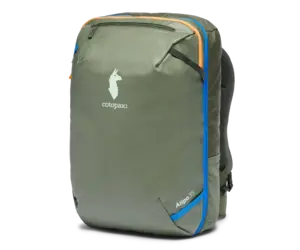 bags like cotopaxi allpa 35 L Travel Pack Blue Spruce / Abyss A front zip accessory pocket with internal organization holds chargers and travel docs Cotopaxi Allpa 35 Travel Backpack
