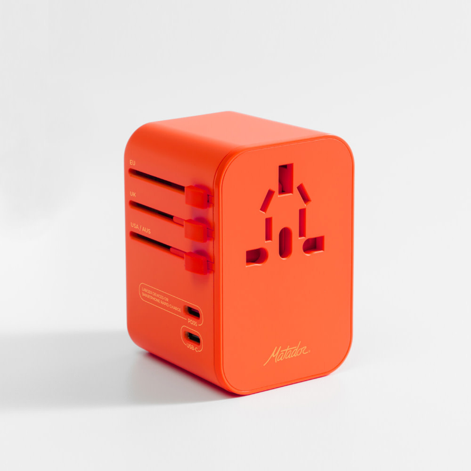 Matador Global Travel Adapter Orange - Just Bags Luggage Center