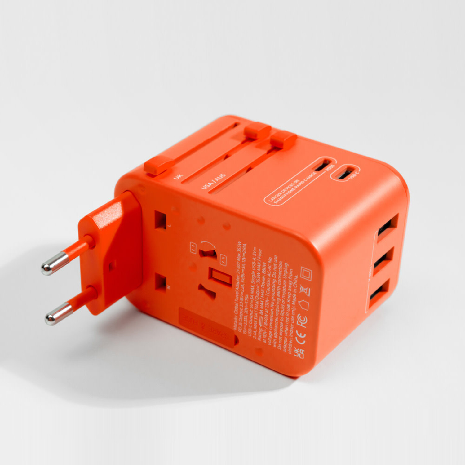Matador Global Travel Adapter Orange - Just Bags Luggage Center