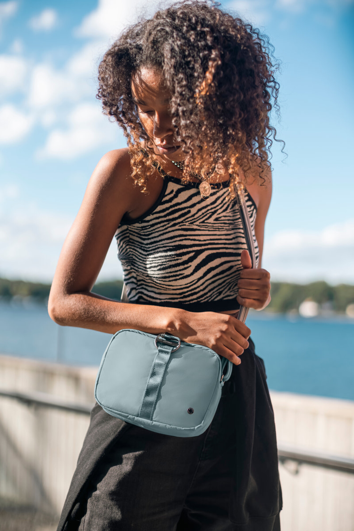 Pacsafe Citysafe® CX Anti-Theft Square Crossbody- Fresh Mint