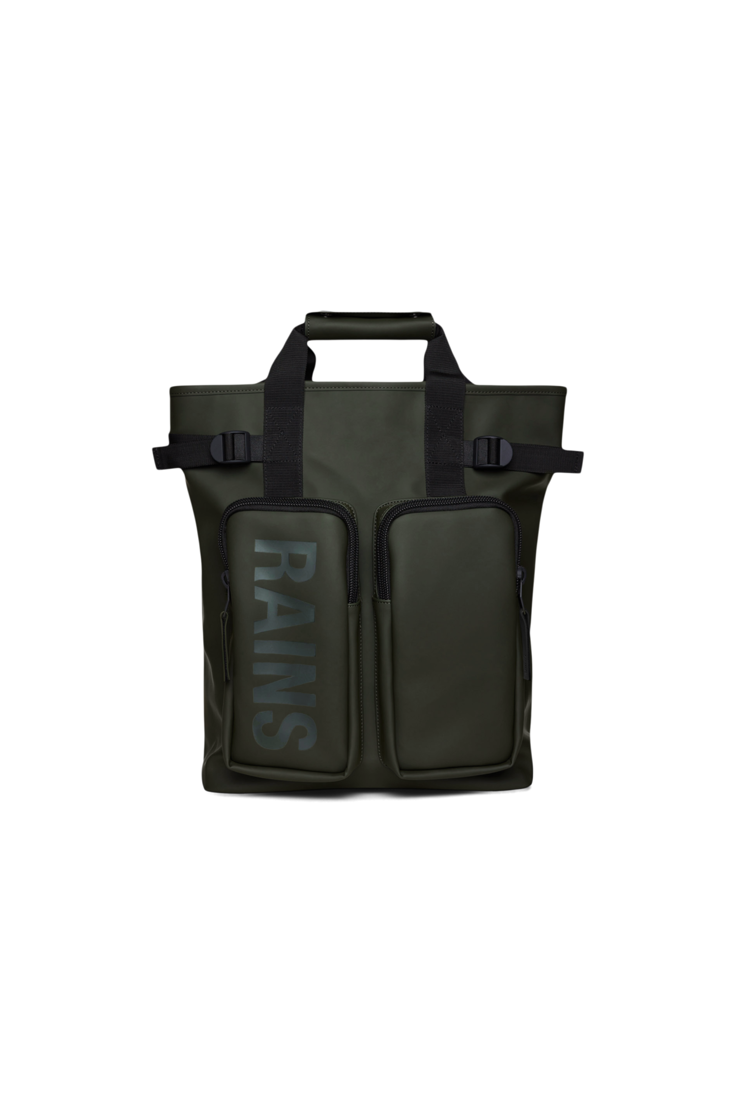 Rains Texel Tote Backpack- Green - Just Bags Luggage Center