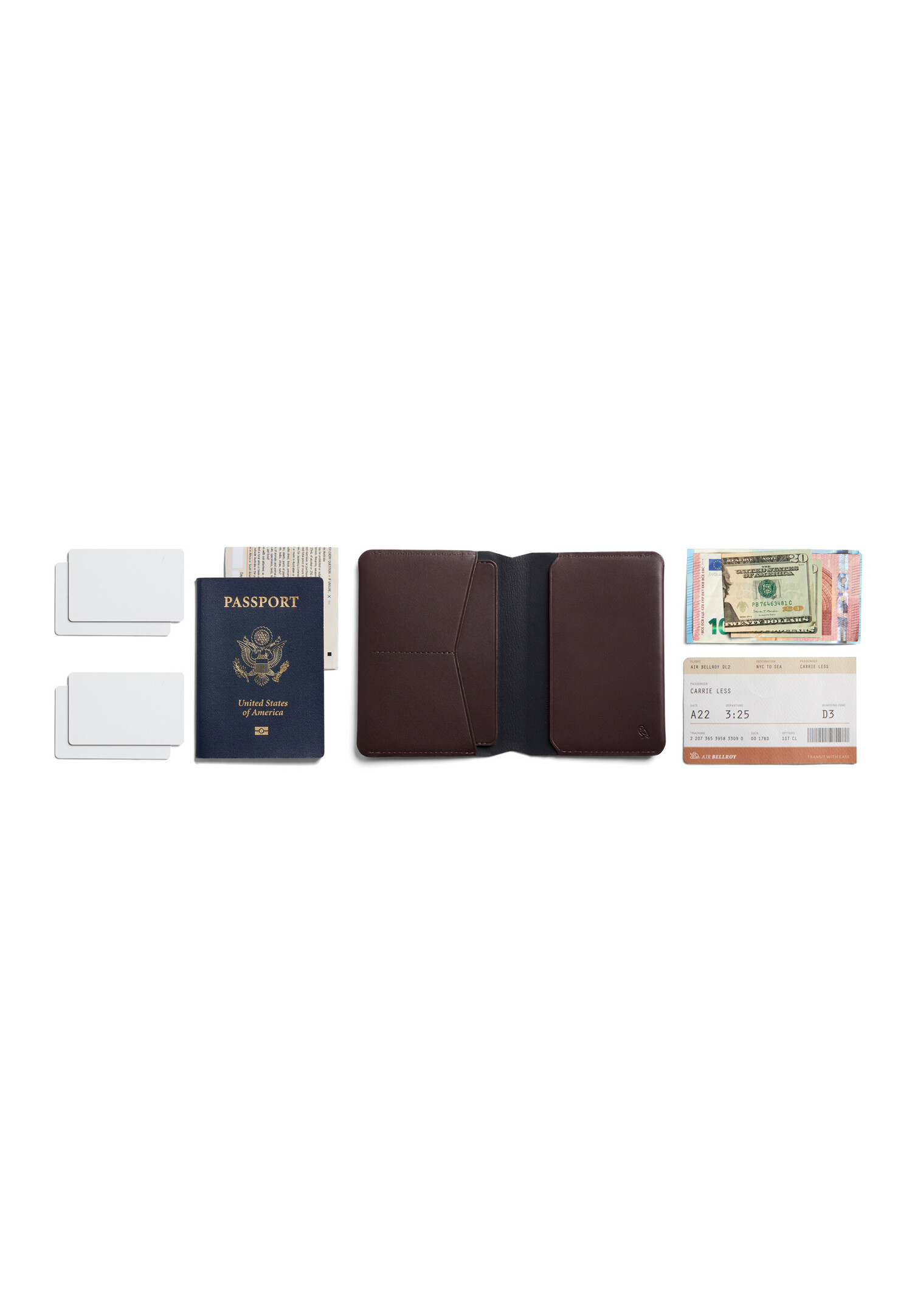 Bellroy Passport Cover- Deep Plum - Just Bags Luggage Center