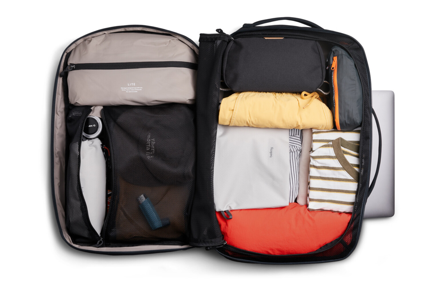 Bellroy Lite Travel Pack 38L- Black - Just Bags Luggage Center
