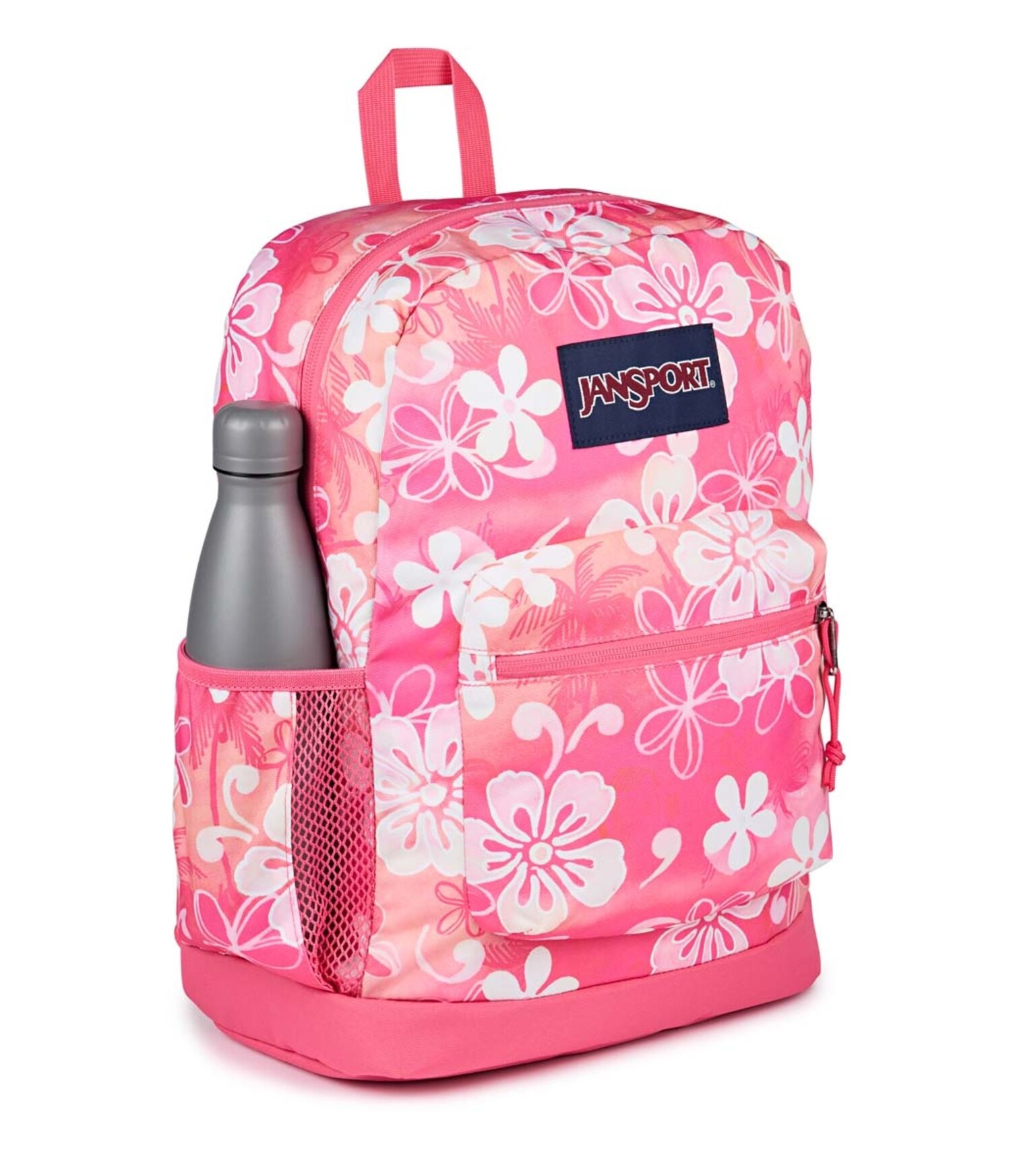Jansport Cross Town Plus- Hiblisscus - Just Bags Luggage Center Jansport Cross Town Plus- Hiblisscus - Just Bags Luggage Center