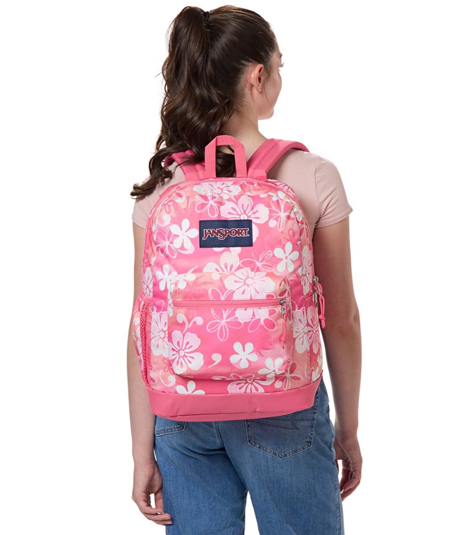 Jansport Cross Town Plus- Hiblisscus - Just Bags Luggage Center