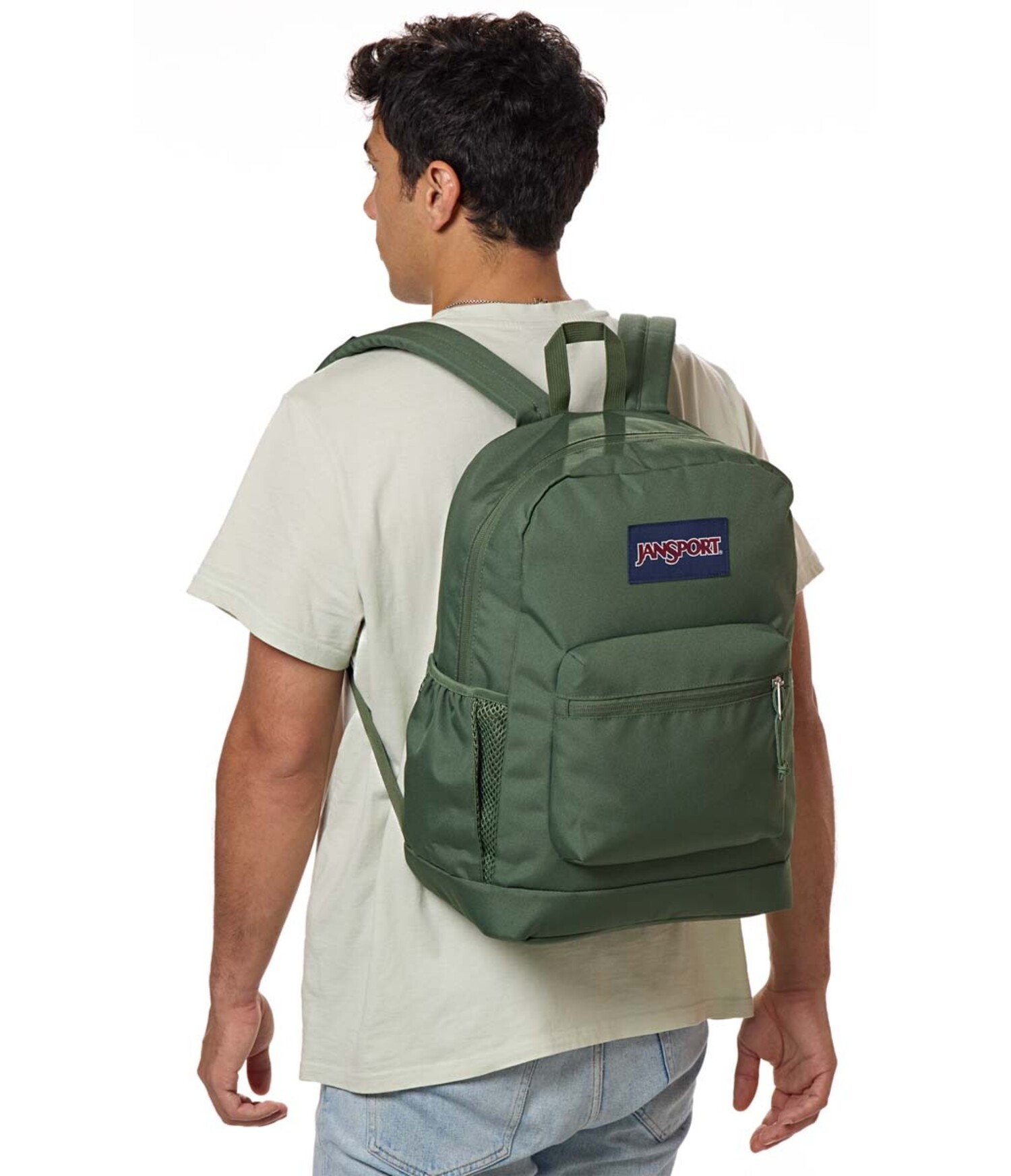 Jansport Cross Town Plus- Cargo Green - Just Bags Luggage Center