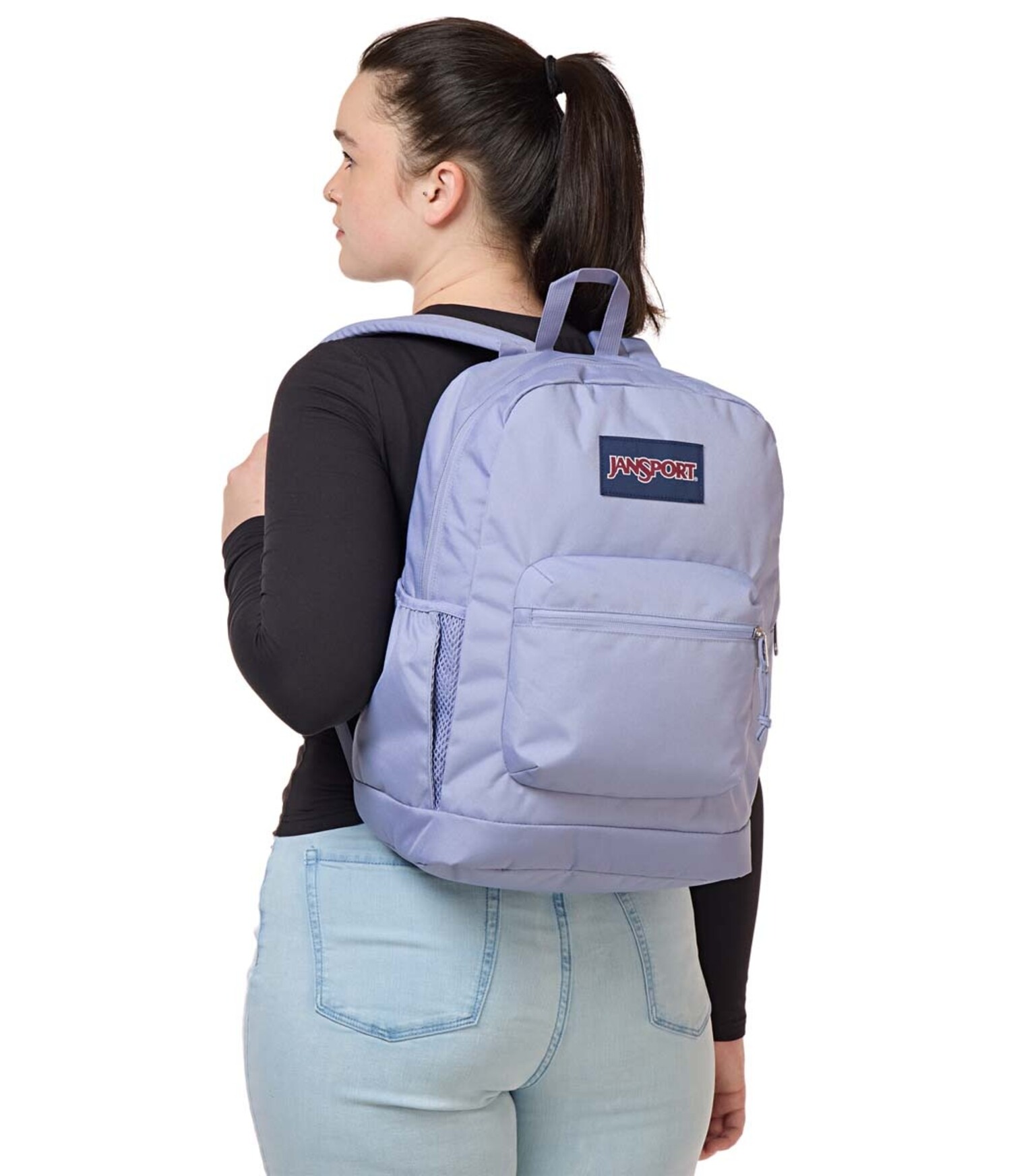 Jansport Cross Town Plus- Lavender Ash - Just Bags Luggage Center