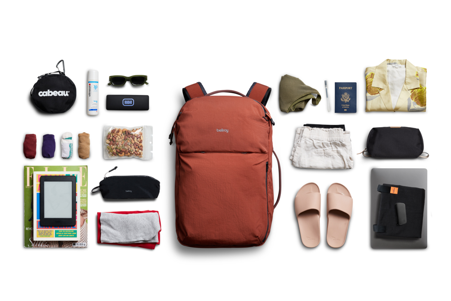 Bellroy Lite Travel Pack 30L- Clay - Just Bags Luggage Center