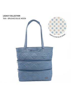 Lug Legacy Collection Taxi Tote Bag- Brushed Blue Moon