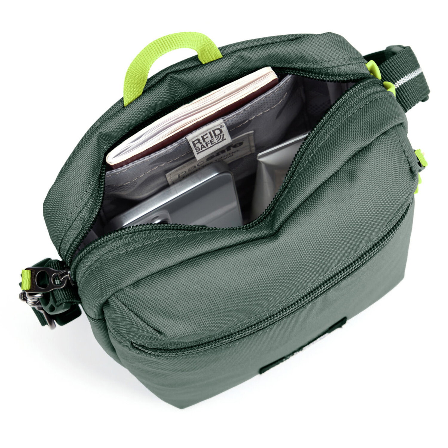 Pacsafe® GO Anti-Theft Festival Crossbody- Spruce Green - Just