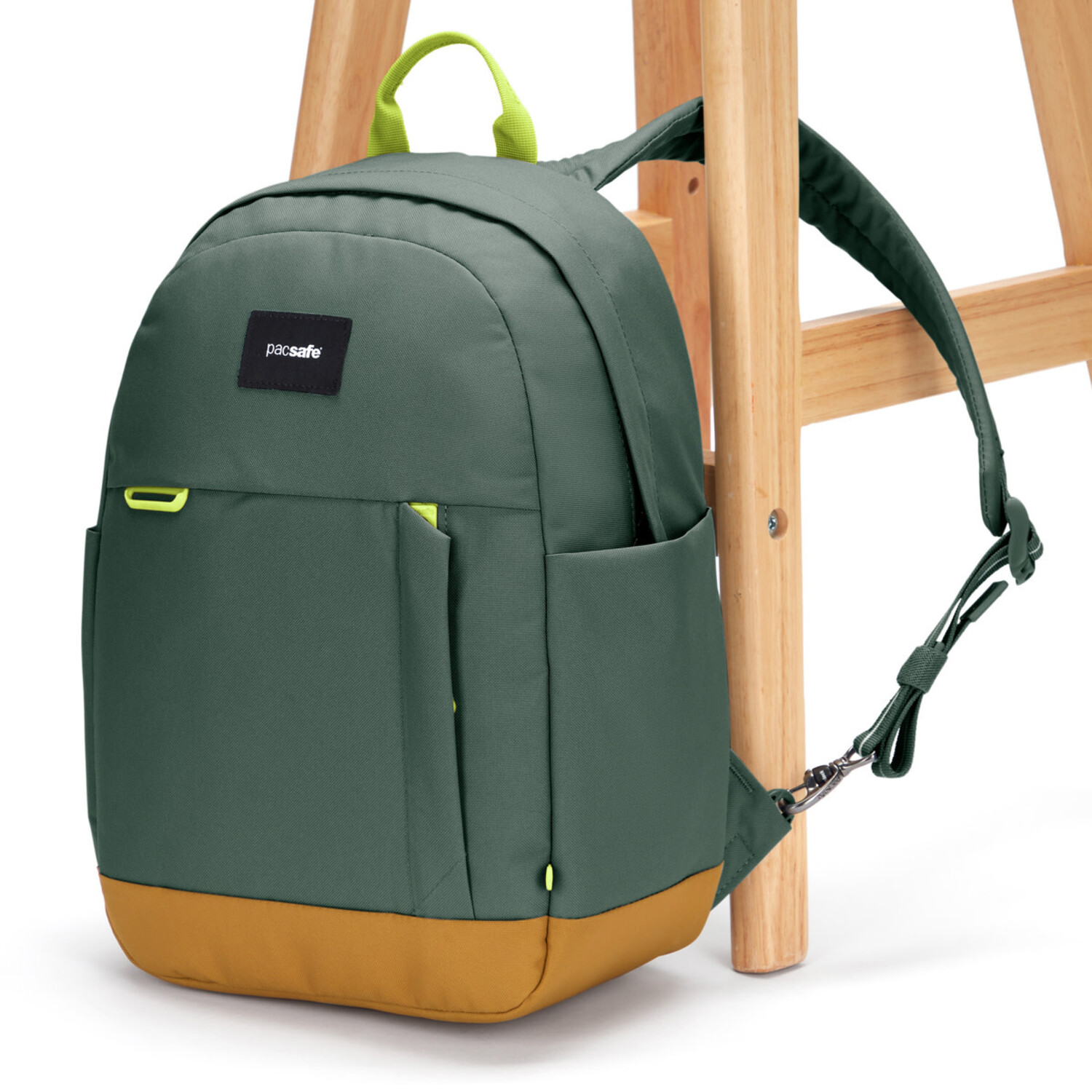 Pacsafe Go 15L Anti-Theft Backpack- Spruce Green - Just Bags