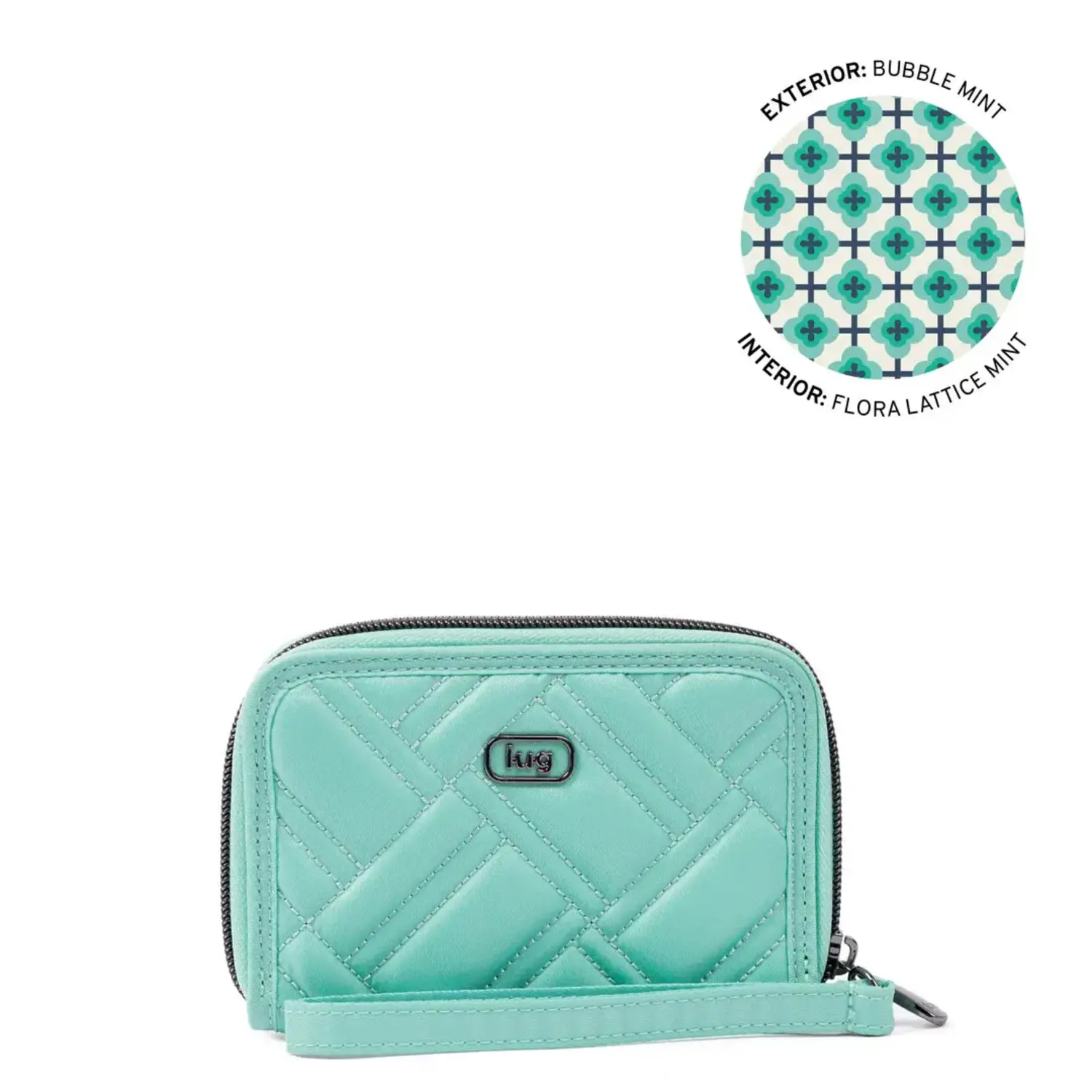 Exclusively for リュカ Lug Legacy Collection Rodeo RFID Wallet- Bubble Mint - Just Bags