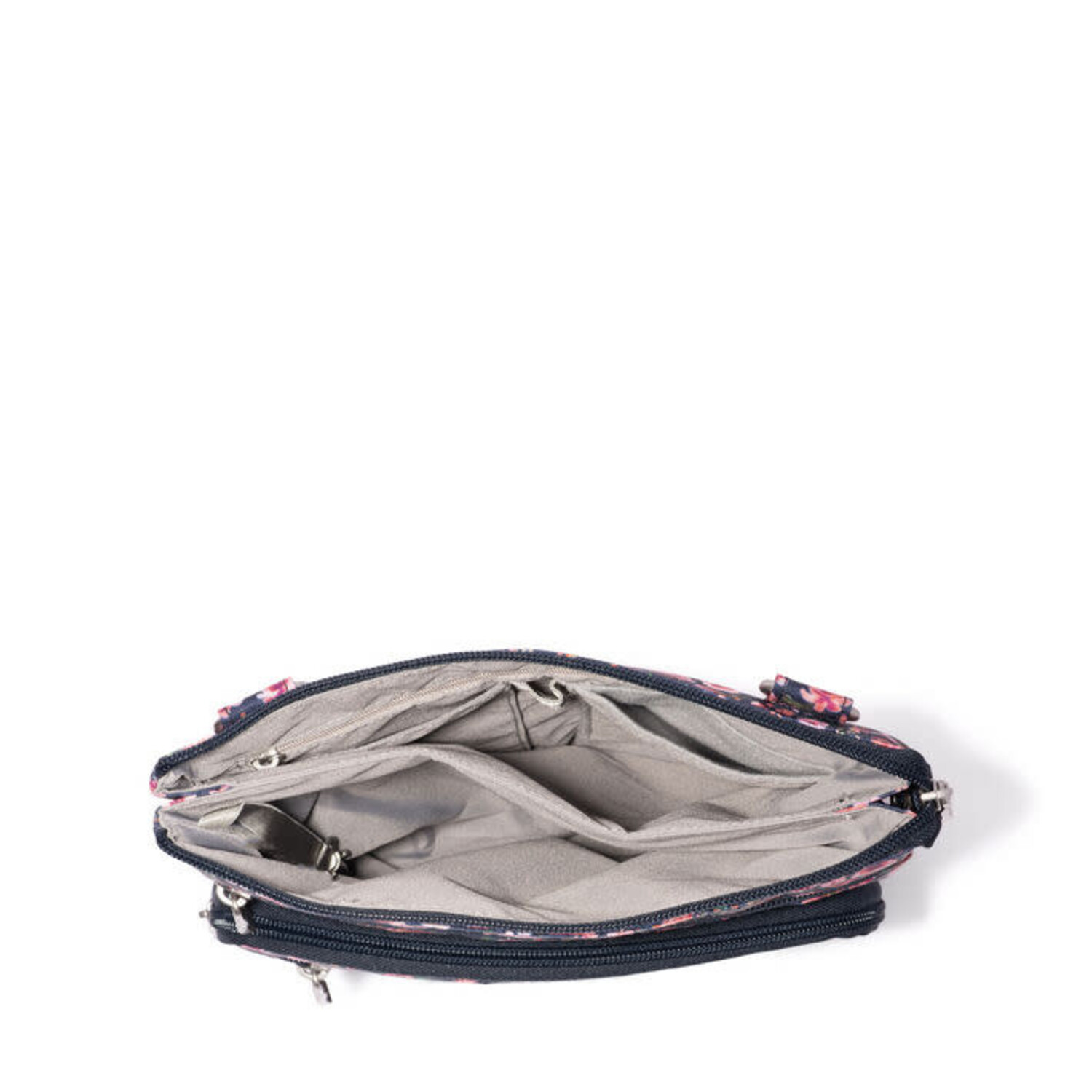 (取寄) バッガリーニ レディース アウト アンド アバウト クロスボディ Baggallini women Out and About Crossbody Plum Heritage Baggallini Out and About Crossbody- Autumn Peony - Just Bags