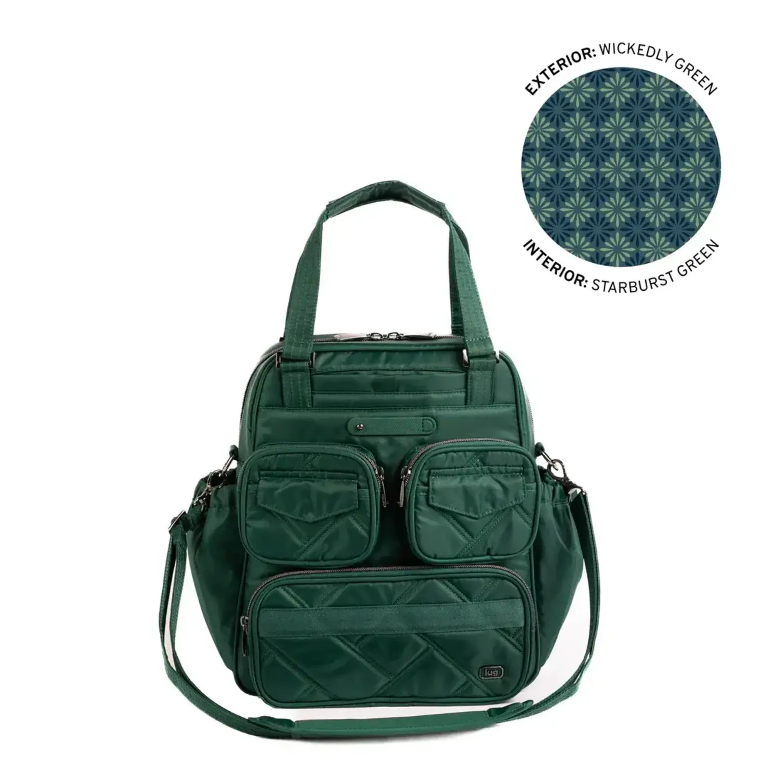 Lug Legacy Mini Puddle Jumper Convertible Backpack Crossbody Bag NWT Plum Lug Legacy Collection Mini Puddle Jumper Convertible Tote  main image 3
