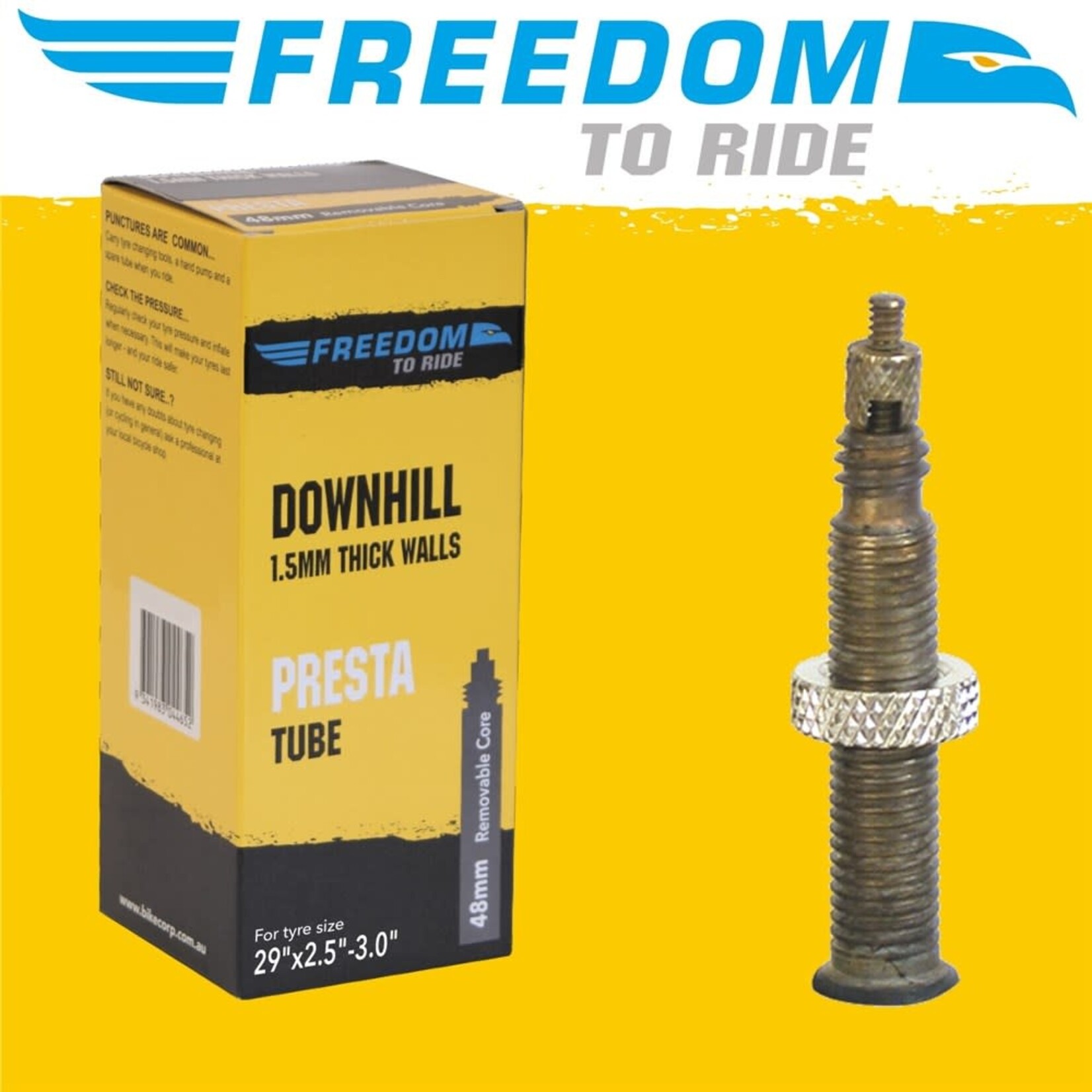 Freedom Tube Downhill F/V 29"x2.5'-3.0" 48mm Removable