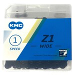 KMC Single Speed Wide Z1 CHAIN Black 1/8" x 112L