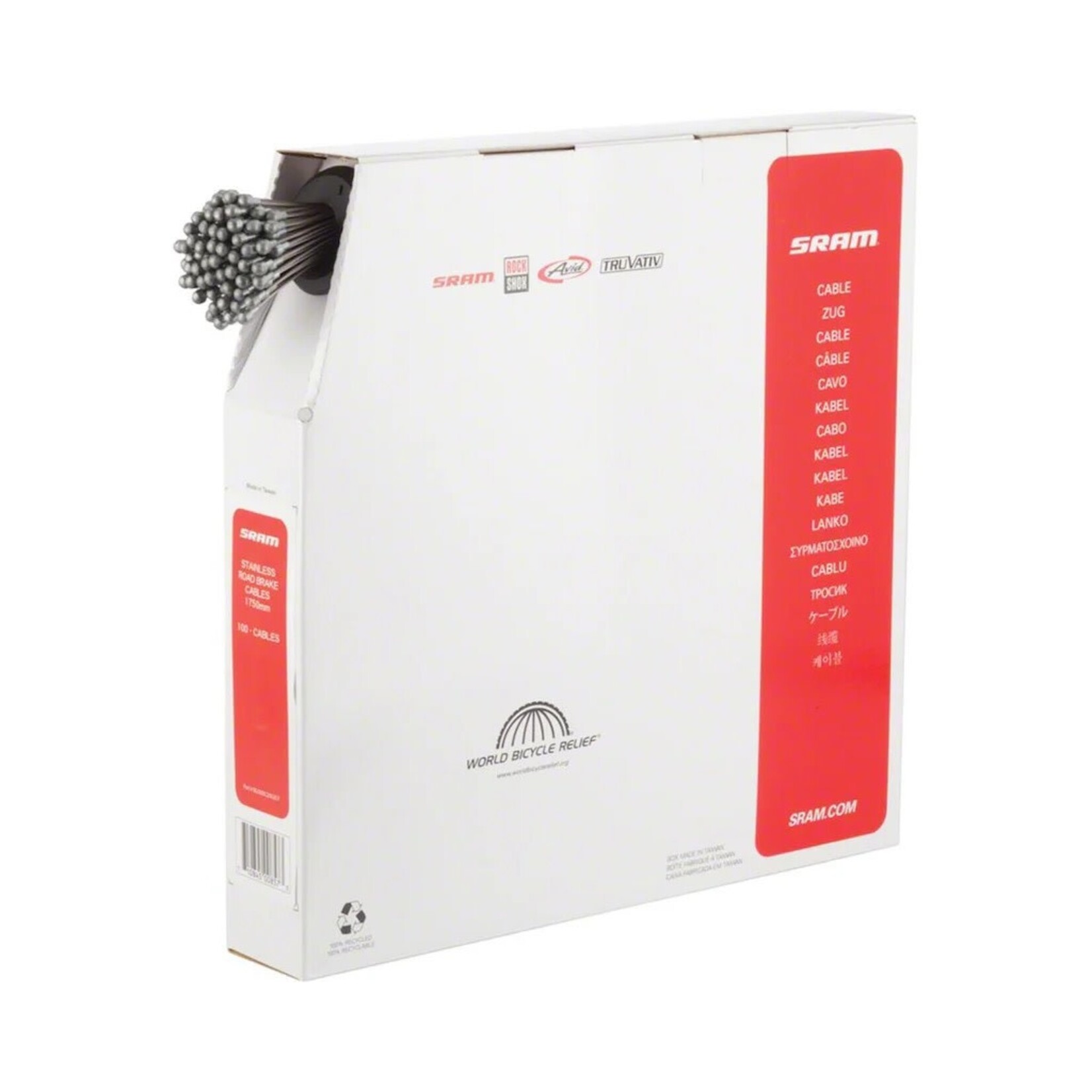 SRAM SRAM BRAKE CABLE ROAD 1.6MM X 1750MM