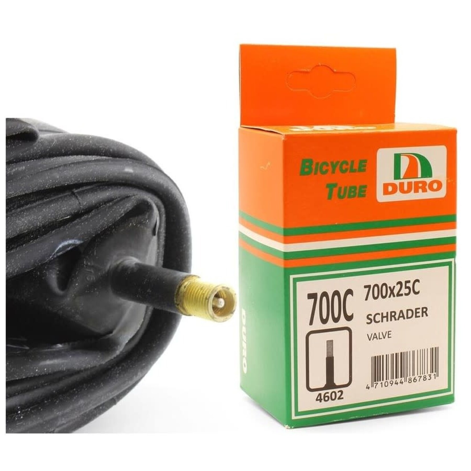 Duro Tube 700 x 25C Schrader Valve