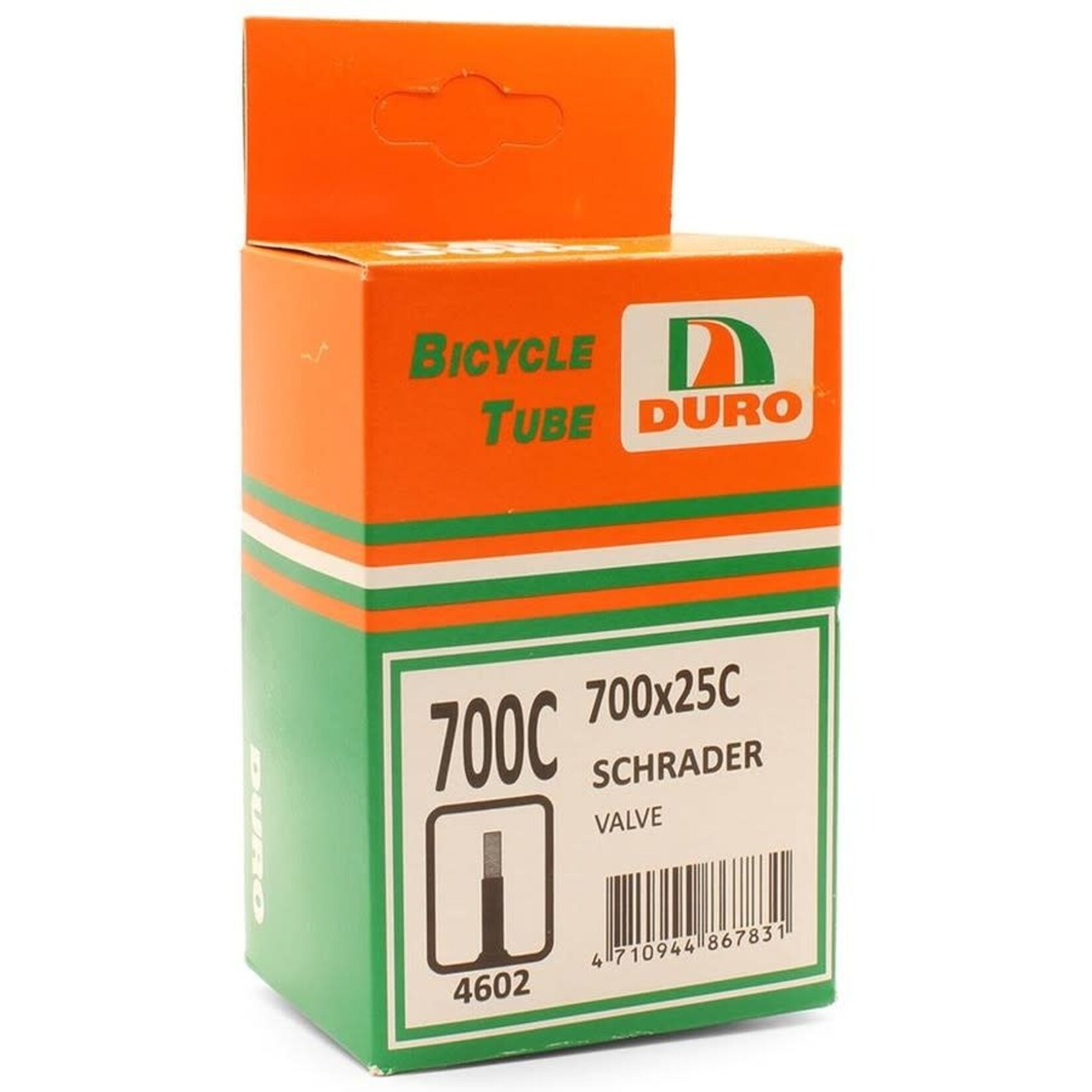 Duro Tube 700 x 25C Schrader Valve