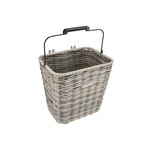 Electra All-Weather Woven Pannier Basket Grey
