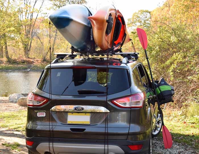 Malone Malone FoldAway-5 Multi-Rack Folding 1 or 2 Kayak, SUP, Canoe Carrier
