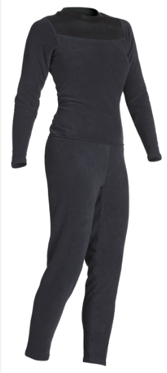 Immersion Research Womens Thick Skin Union Suit w/Zip Medium Black