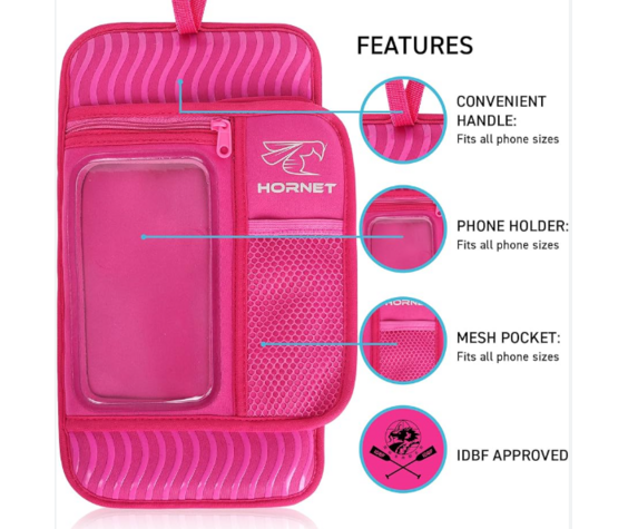 Hornet Deluxe Dragon Boat Seat Pad with Strap  PINK