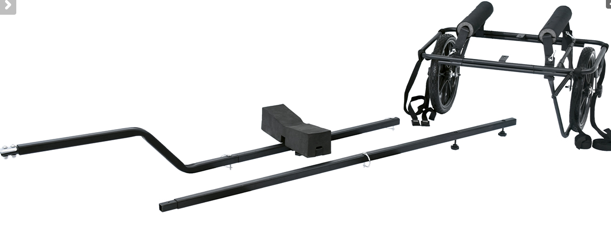 Malone Malone Forge Bunk Style Canoe/Kayak Cart with Bike Tow Bar