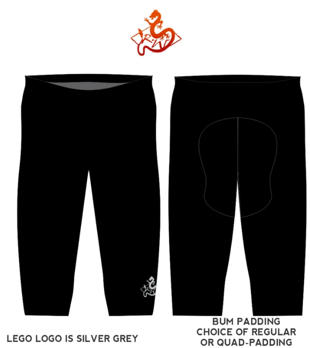 Row West 2 Layer Paddling Capris Black S