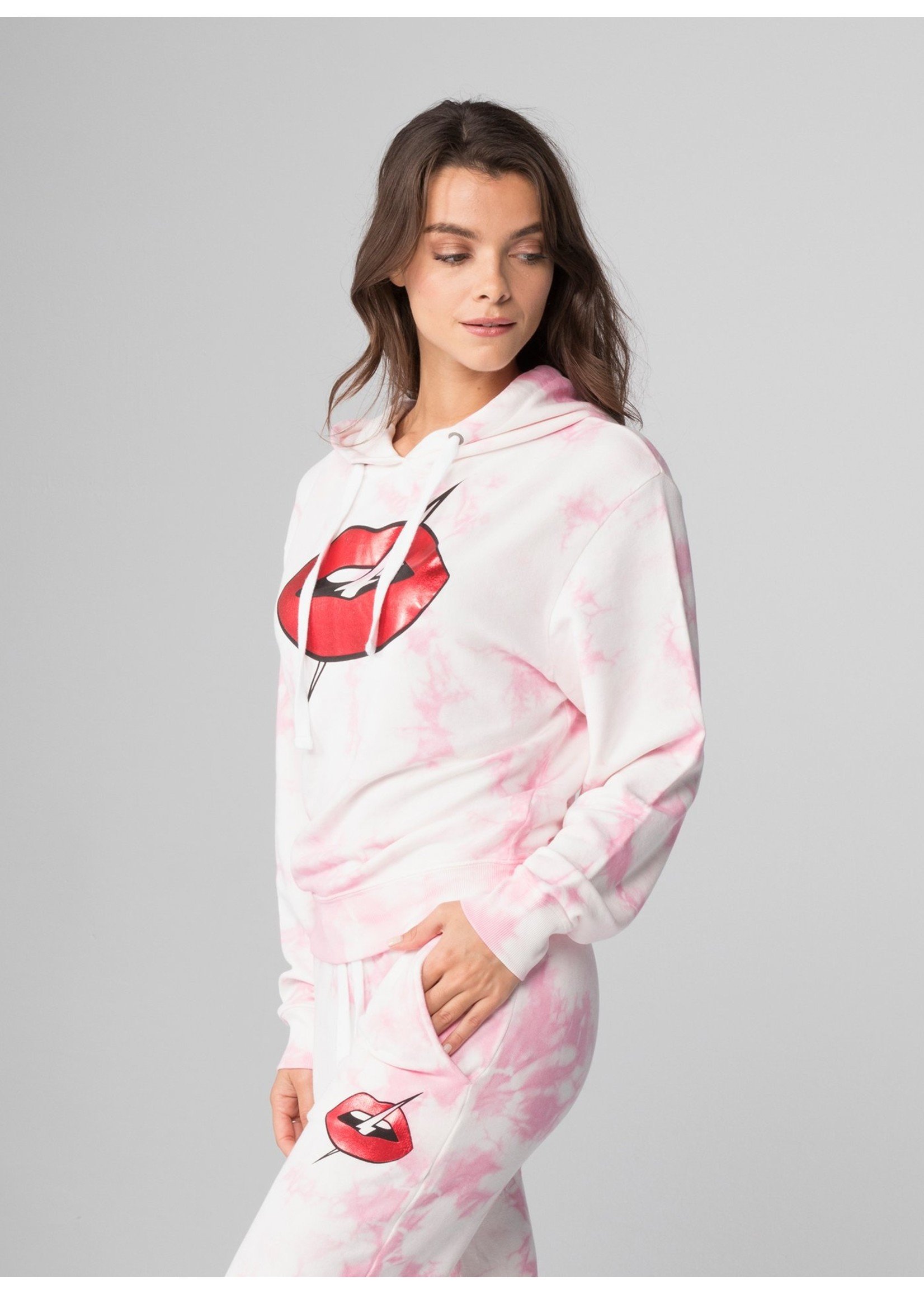 CHRLDR CHRLDR - Lips Crop Pullover Hoodie