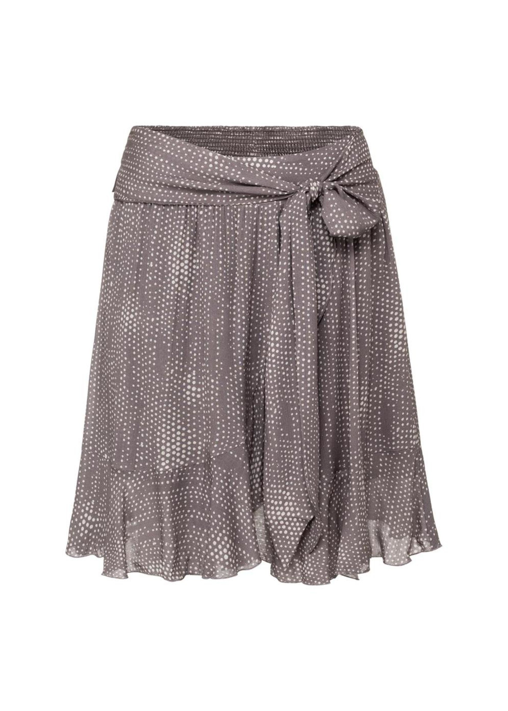 YAYA Yaya - Faux wrap printed skirt