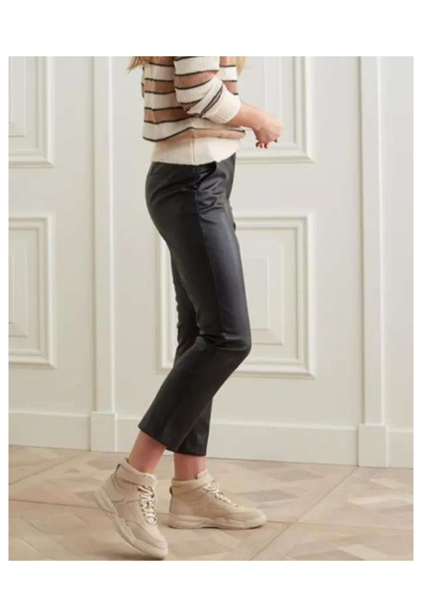 YAYA YAYA - Faux Leather Trousers