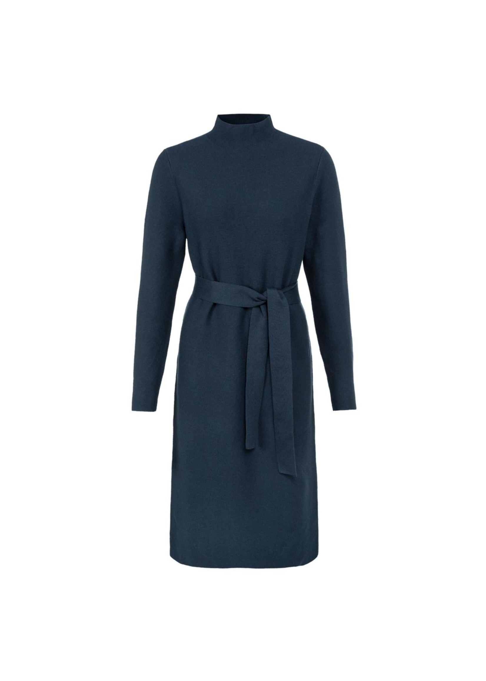 YAYA YAYA - Knitted dress with stand up collar