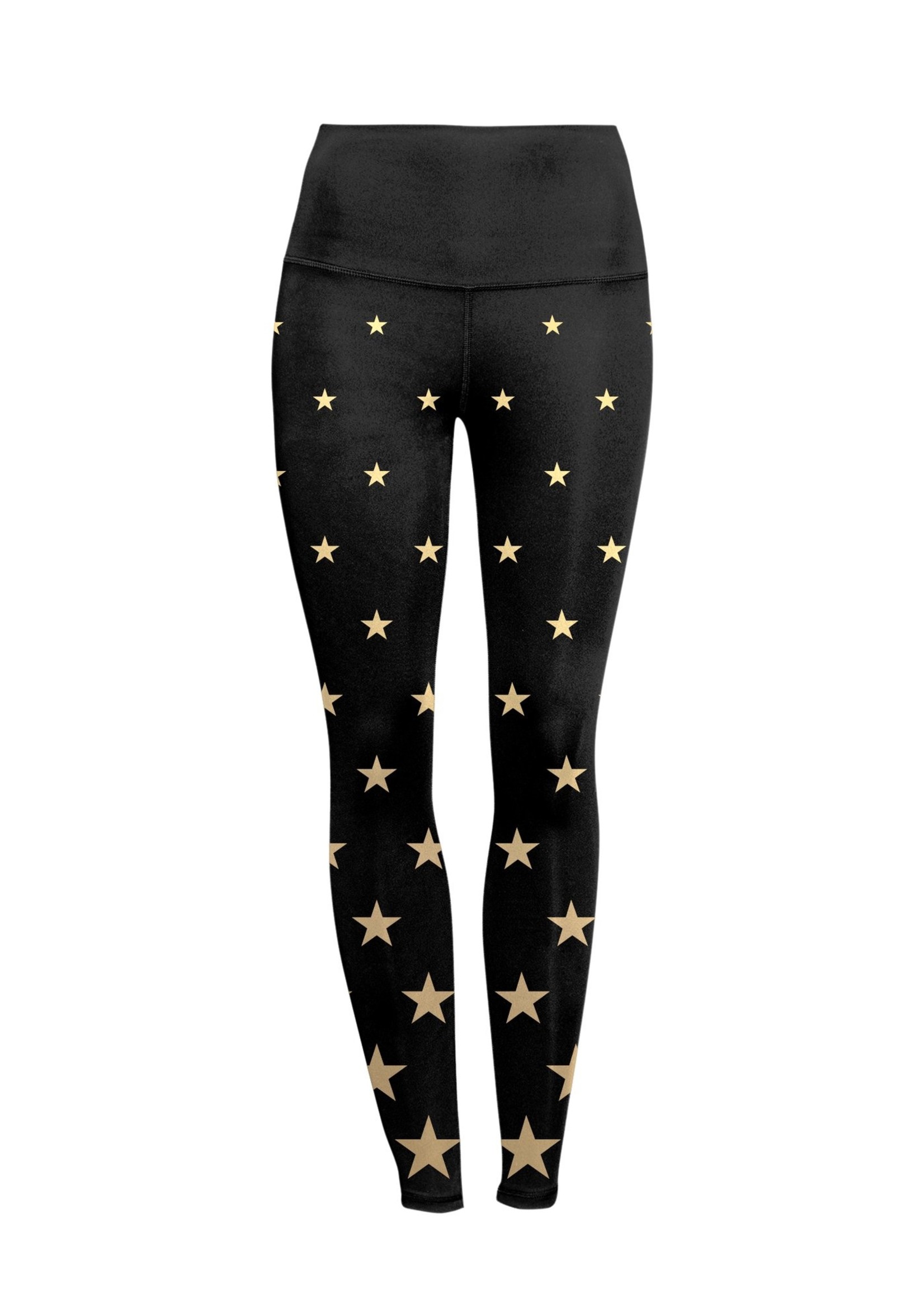 Ultracor Womens Stars Print Leggings Black Size Extra Small - Shop