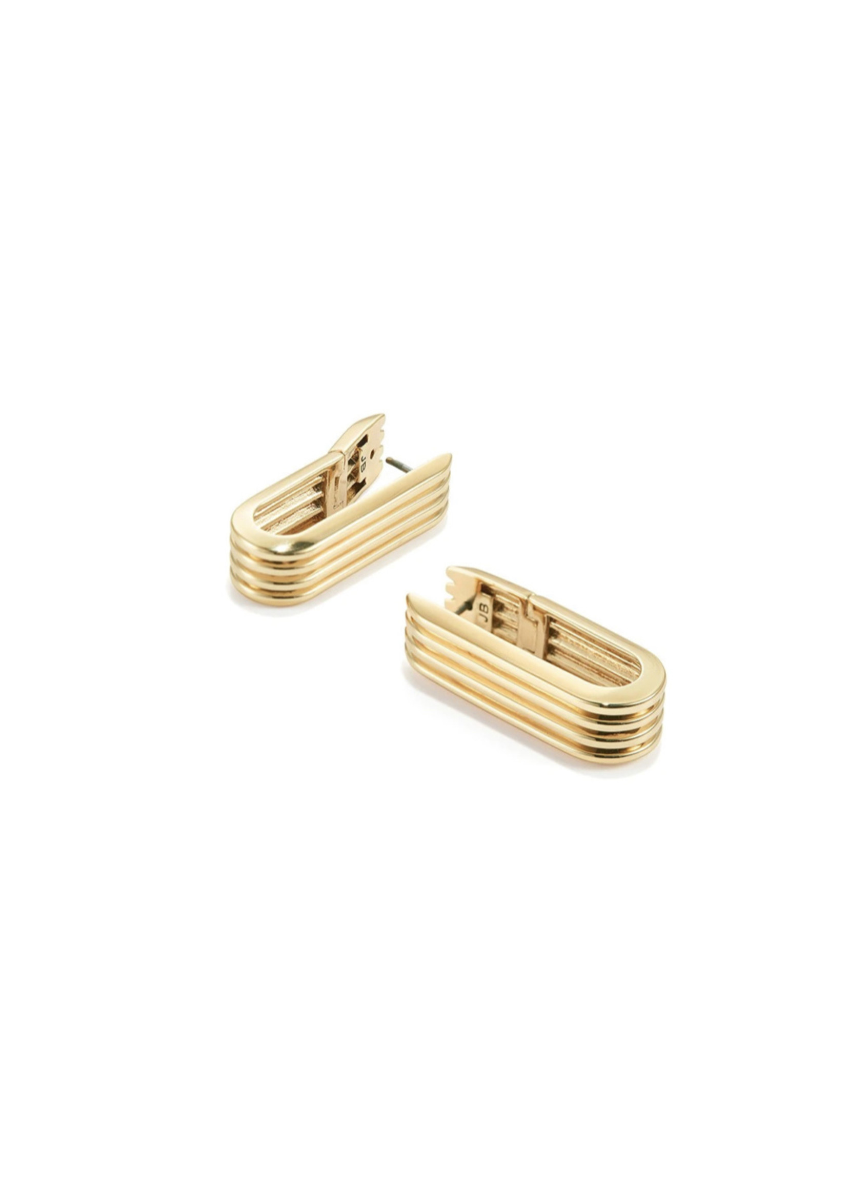 Jenny Bird Jenny Bird - Rahni Ribbed U-link Earring