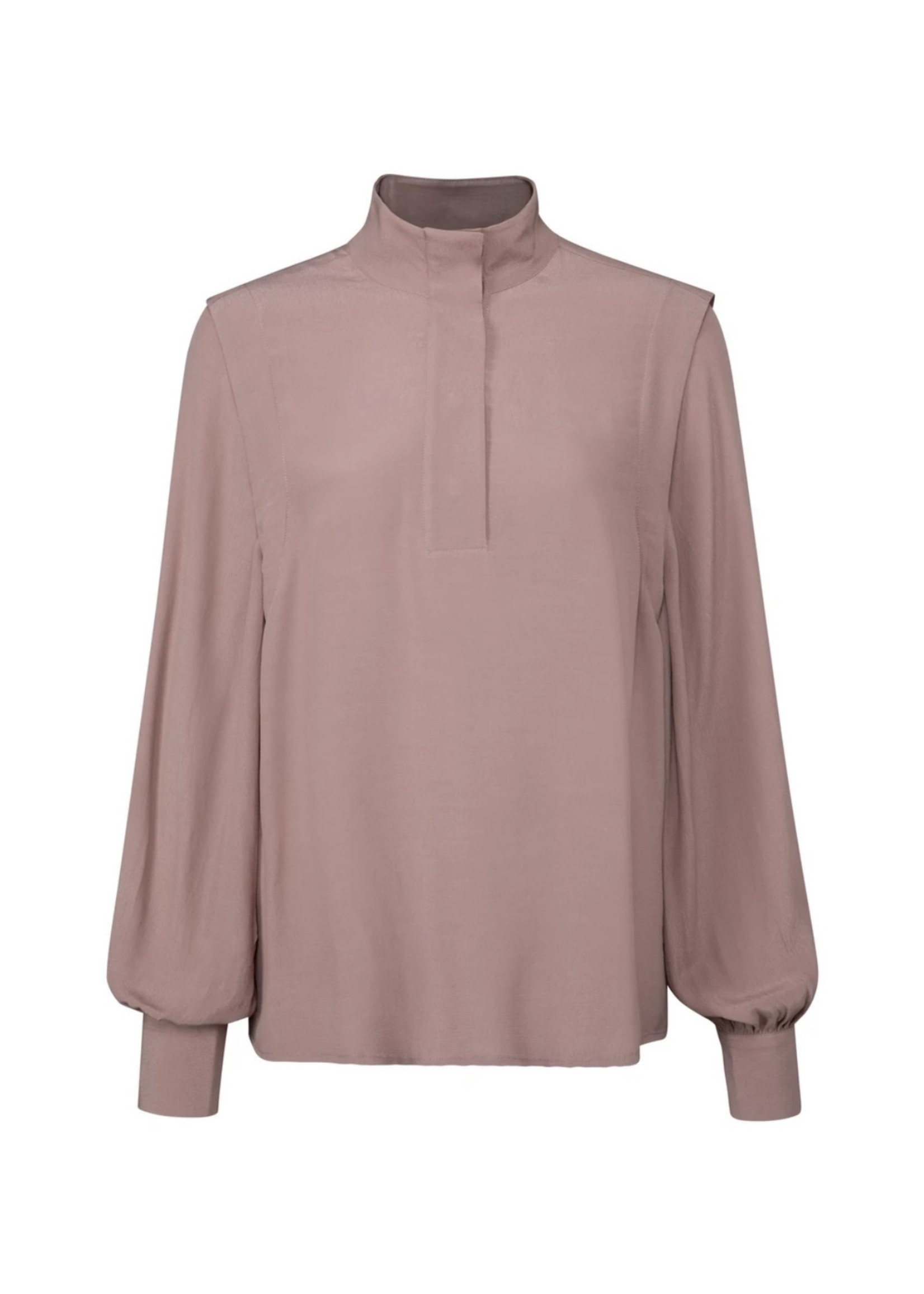 YAYA Yaya - Long Sleeve Top  with Shoulder Accent