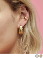 Jenny Bird Jenny Bird - Pleated Hoops