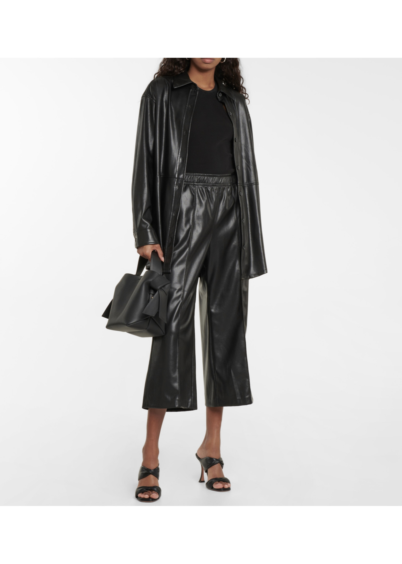 Velvet Velvet - Nica Faux Leather Culottes