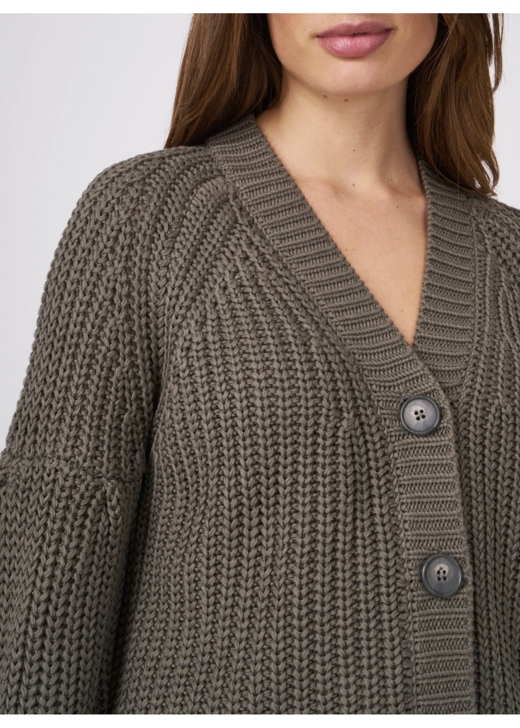 Repeat Repeat - Chunky Rib Knit Cardigan