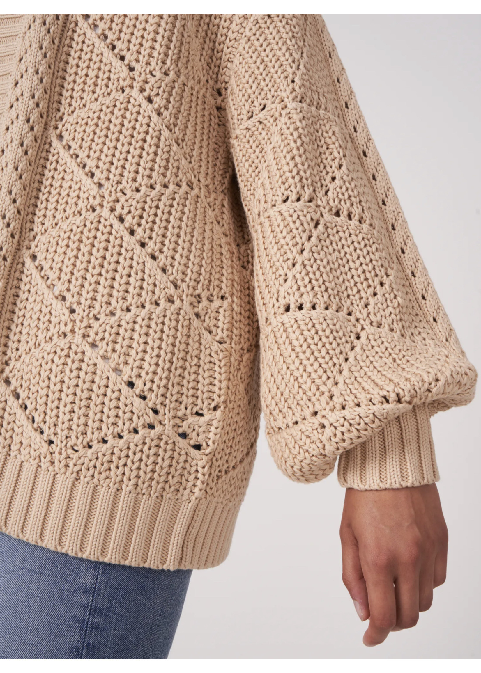 Repeat Repeat - Open Knit Cardigan