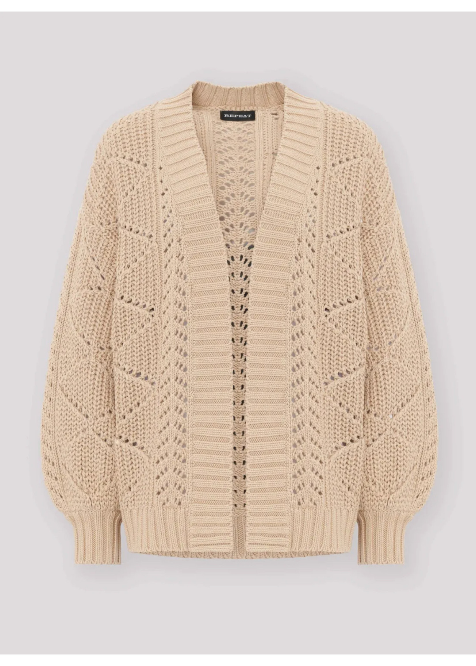 Repeat Repeat - Open Knit Cardigan