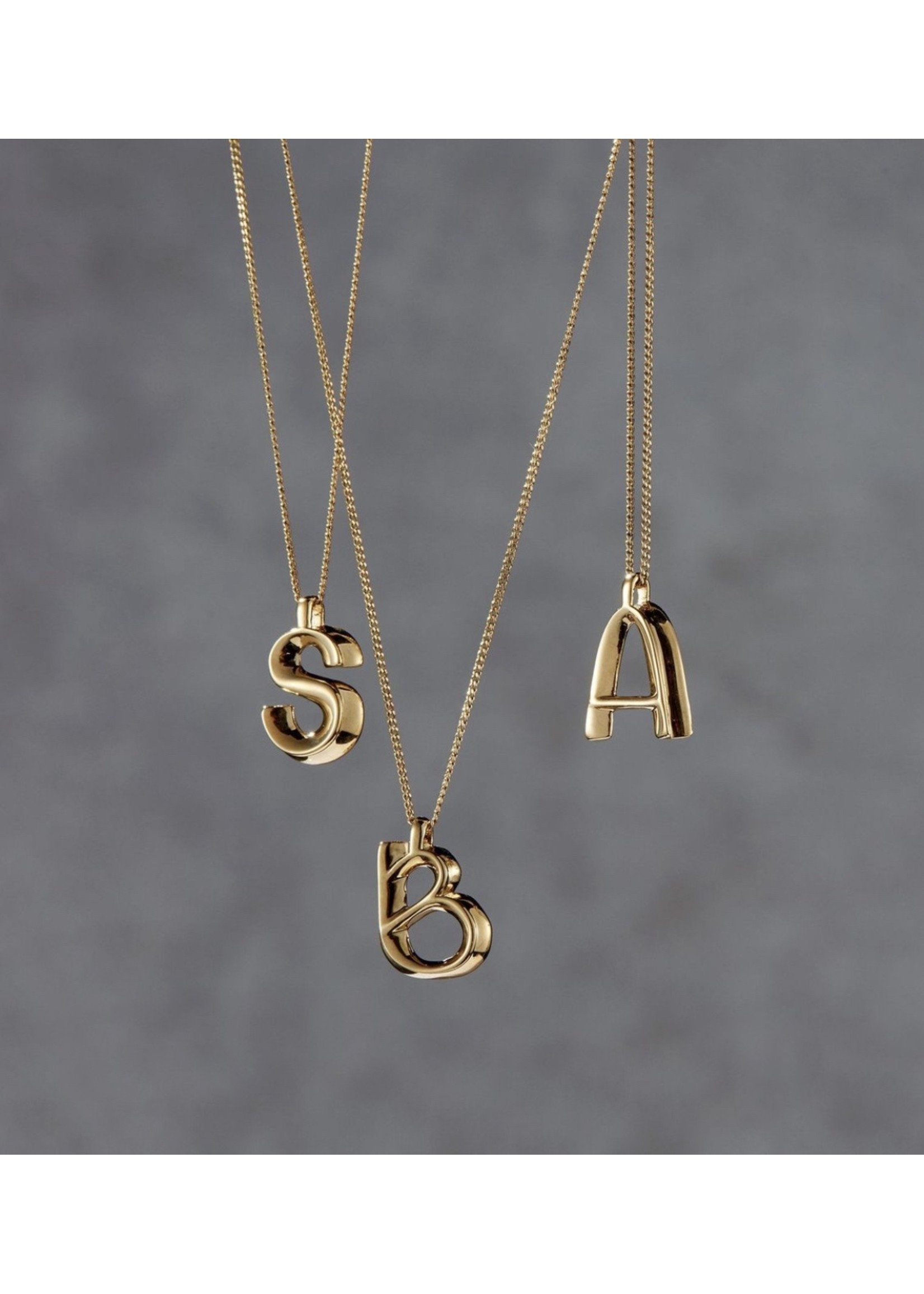 Jenny Bird  Monogram Necklace Letter P - Tryst Boutique