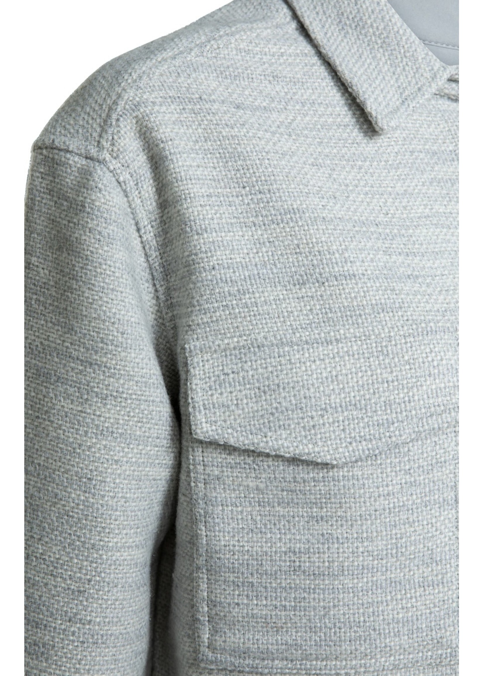 Yaya - Long Sleeve overshirt in Boucle - MonAmie Boutique