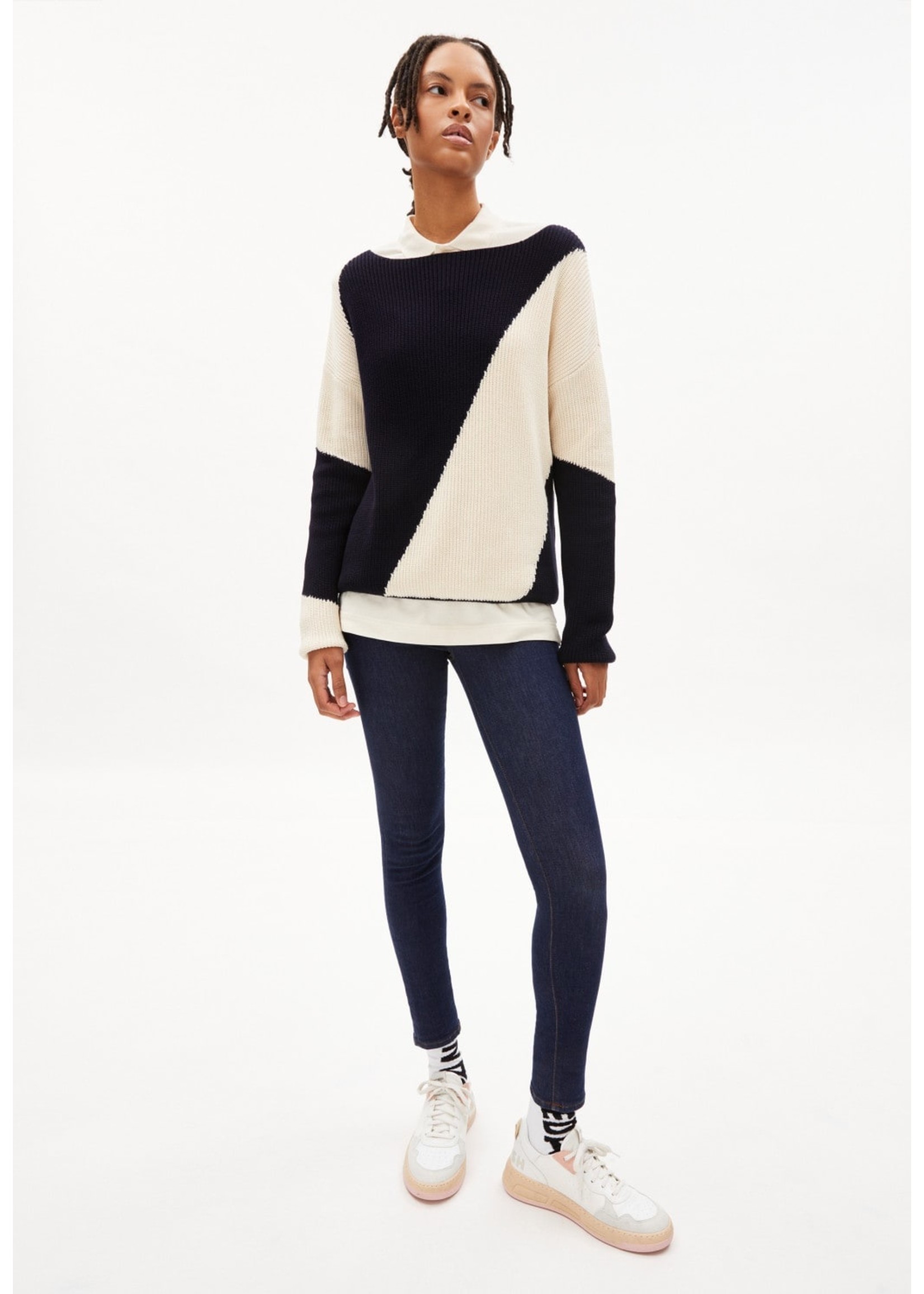 Armed Angels Femme Armed Angels - Mibaa Block Stripes Knit Pullover