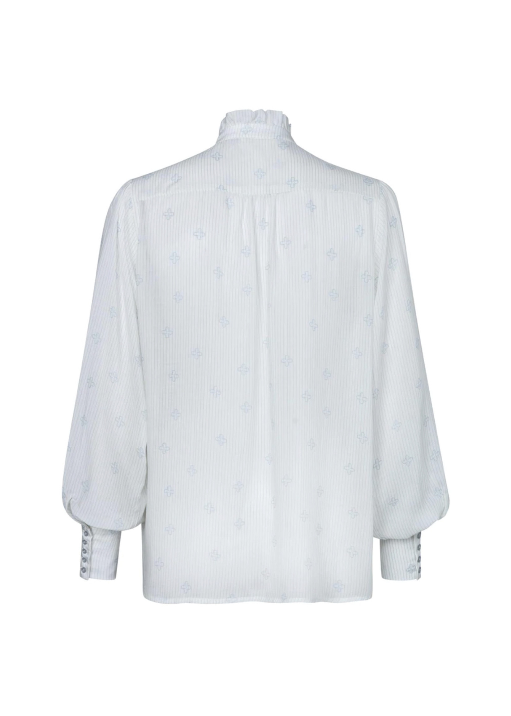 YAYA Yaya- Printed Long Sleeve Blouse with volume Sleeve
