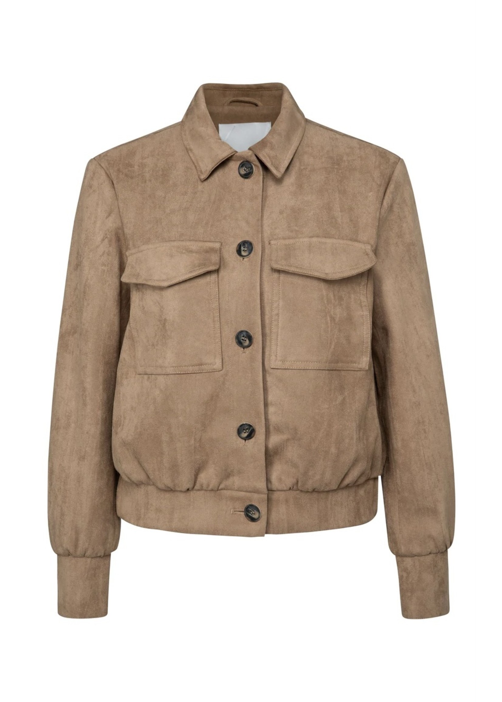 YAYA Yaya - Suedine Jacket with Pockets