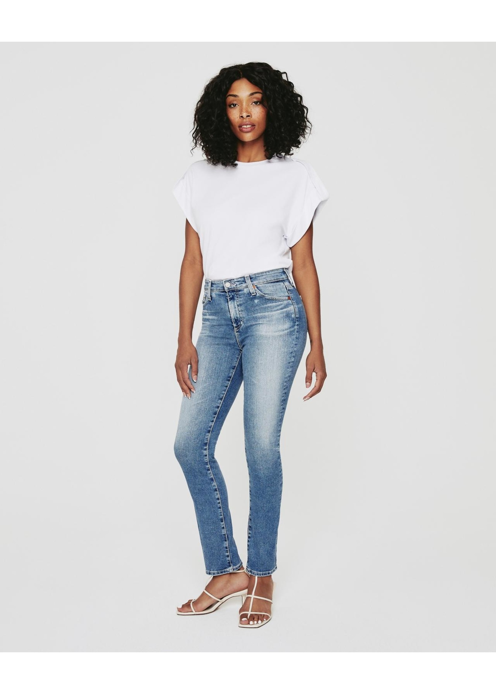 AG - Mari High Rise Slim Straight - MonAmie Boutique